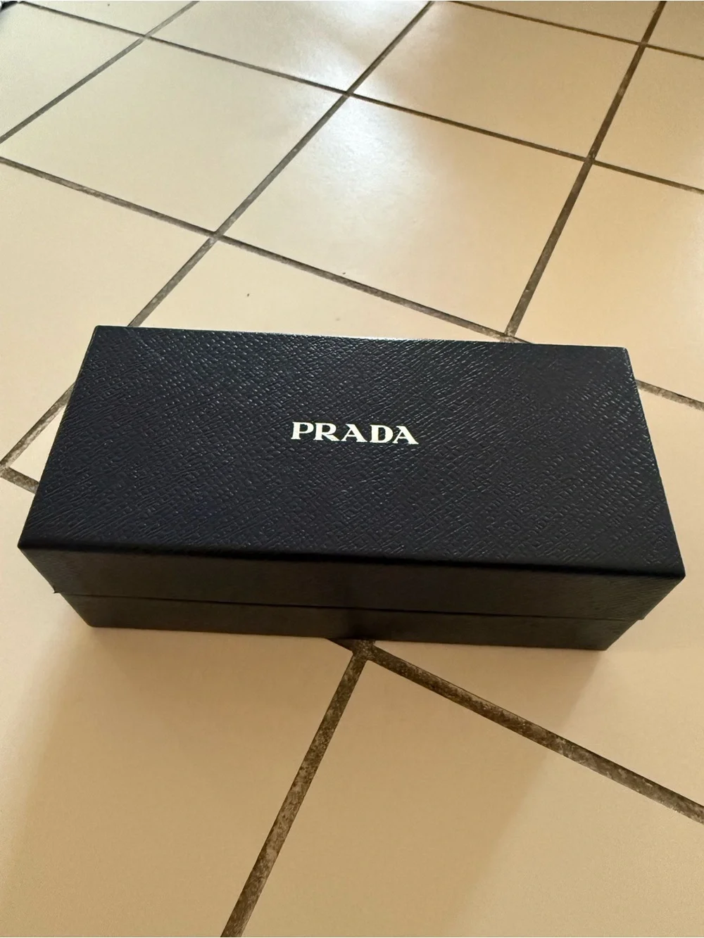 Prada Women's Square Sunglasses - Deep Red Frame with Dark Lenses